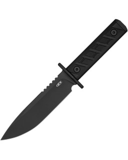 0006 Fixed Blade CPM-3V steel black Cerakote finish black G10 handle black kydex sheath