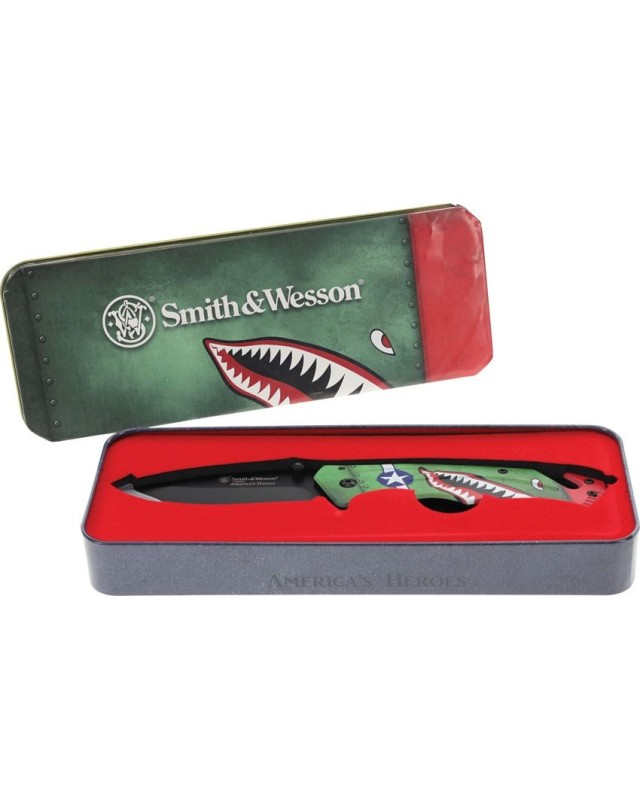 Americas Heroes Folding Knife Linerlock belt cutter gift box Americas Heroes Folding Knife Linerlock belt cutter gift box