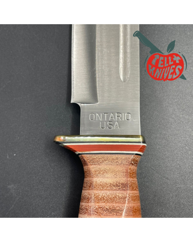 P3 Quartermaster 1995 - 440C steel stacked leather gras guard leather sheath P3 Quartermaster 1995 - 440C steel stacked leather gras guard leather sheath
