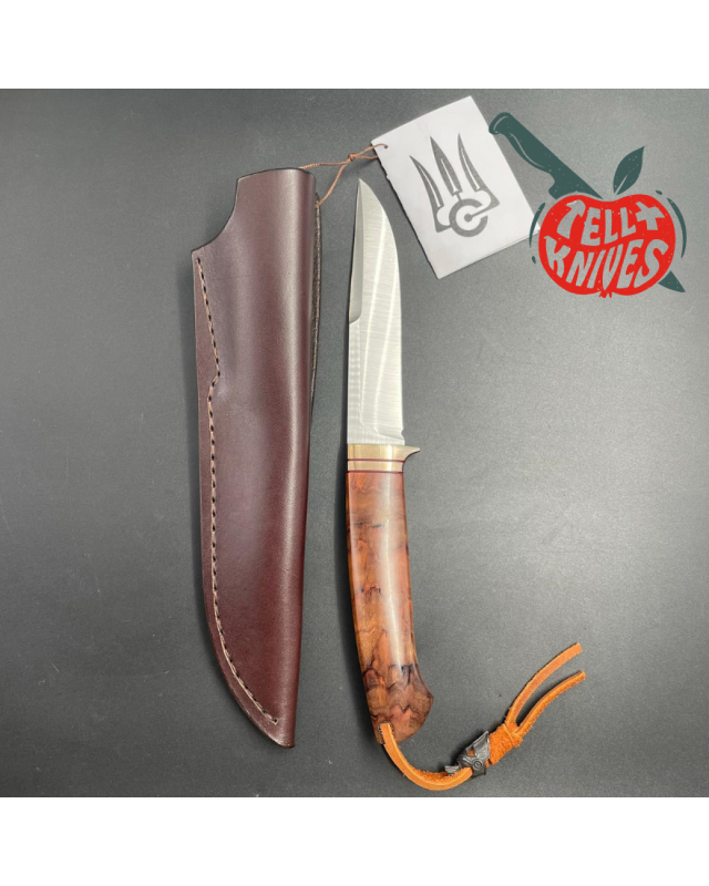 City Knife XL Böhler M390 Stainless steel stabilized wood handle