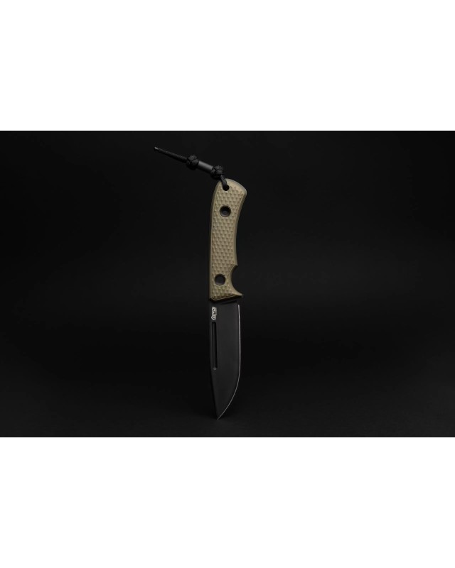 South Pole V4e Vanadis 4 Extra steel Black DLC Finish Green G10 handle black kydex