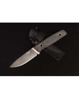 Classic Freedom M390 steel Satin Finish black Micarta handle Red liners black kydex