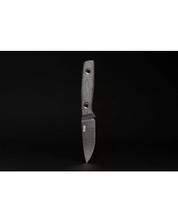 Classic Freedom M390 steel Satin Finish black Micarta handle Red liners black kydex