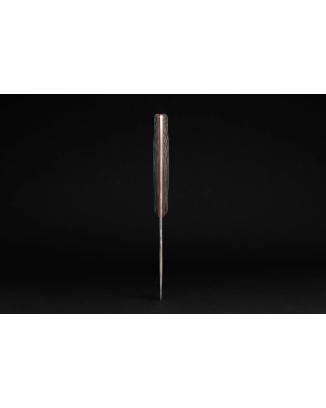 Classic Freedom M390 steel Satin Finish black Micarta handle Red liners black kydex