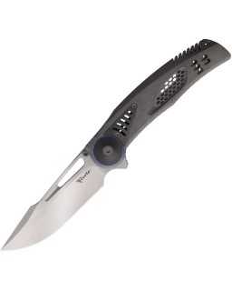 GTR M390 steel Integral Titanium handle Dark Beadblast Finish Framelock Flipper