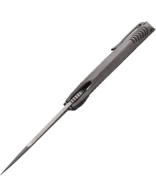 GTR M390 steel Integral Titanium handle Dark Beadblast Finish Framelock Flipper GTR M390 steel Integral Titanium handle Dark Beadblast Finish Framelock Flipper
