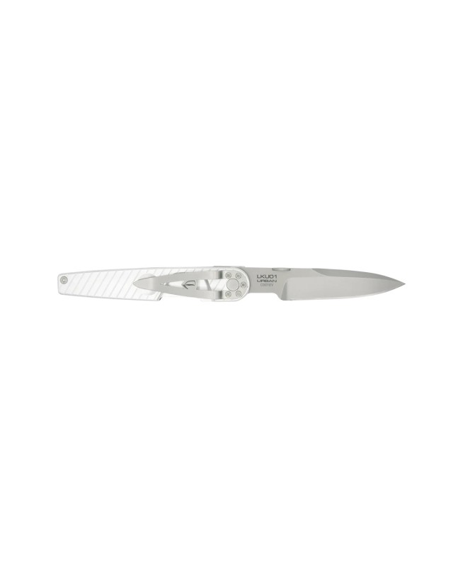 LKU01 Urban Sideral Master Danilo Rossi Lajolo N690 steel sandblast finish gray aluminium handle LKU01 Urban Sideral Master Danilo Rossi Lajolo N690 steel sandblast finish gray aluminium handle