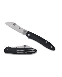 Roadie XL Lightweight M398 steel satin finish Black handle Plain Edge