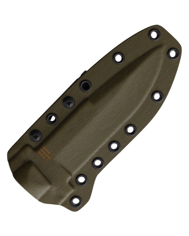 Medium Infantry Knife Drop Point Bohler K340 Steel OD Green Teflon coated OD Green G10 handle Medium Infantry Knife Drop Point Bohler K340 Steel OD Green Teflon coated OD Green G10 handle
