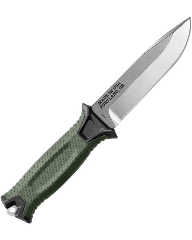 Strongarm Fixed Blade 420 stainless steel Stonewash Finish Green Polymer Handle Strongarm Fixed Blade 420 stainless steel Stonewash Finish Green Polymer Handle