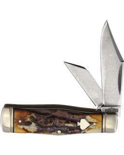 Coke Bottle Cinnamon Bone Damascus