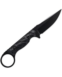 Jank Shank S Fixed Blade CPM-M4 steel SOF Series SOCOM Black Cerakote finish