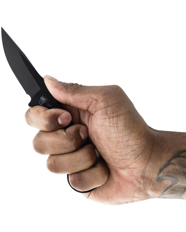 Jank Shank S Fixed Blade CPM-M4 steel SOF Series SOCOM Black Cerakote finish Jank Shank S Fixed Blade CPM-M4 steel SOF Series SOCOM Black Cerakote finish