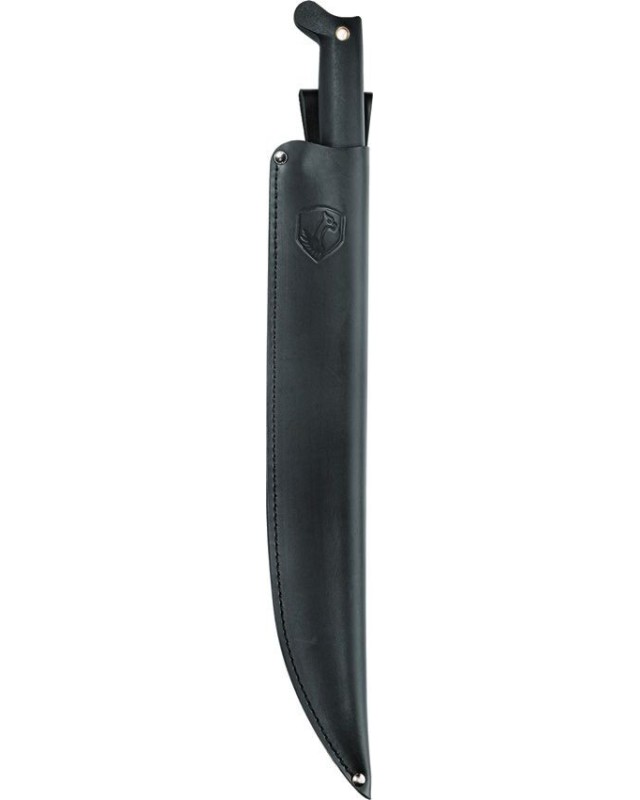 Rude Boy Machete 1075HC carbon steel black leather sheath Rude Boy Machete 1075HC carbon steel black leather sheath
