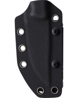 Mink fixed blade drop point Nitro-V steel stonewash finish black canva Micarta handle