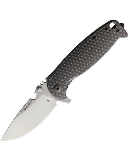 HEST/F Bohler M390 steel stonewash finish Gray titanium handle Framelock