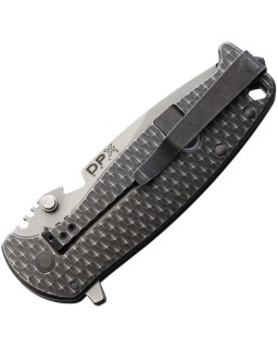 HEST/F Bohler M390 steel stonewash finish Gray titanium handle Framelock