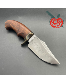 Baby Bowie 3 fingers Forged C105 Carbon Steel Brass guard Ironwood handle