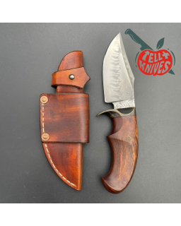 Baby Bowie 3 fingers Forged C105 Carbon Steel Brass guard Ironwood handle