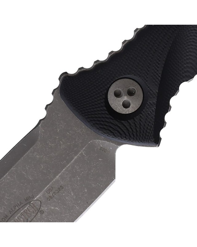 Socom Alpha Mini Tanto M390 steel Apocalytic Finish G10 handle kydex sheath Socom Alpha Mini Tanto M390 steel Apocalytic Finish G10 handle kydex sheath