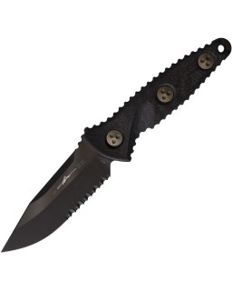 Socom Alpha Mini M390 steel DLC black Finish CF handle kydex sheath - signature series