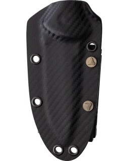 Socom Alpha Mini M390 steel DLC black Finish CF handle kydex sheath - signature series