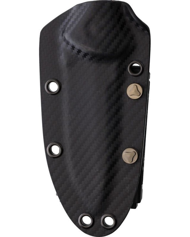 Socom Alpha Mini M390 steel DLC black Finish CF handle kydex sheath - signature series Socom Alpha Mini M390 steel DLC black Finish CF handle kydex sheath - signature series