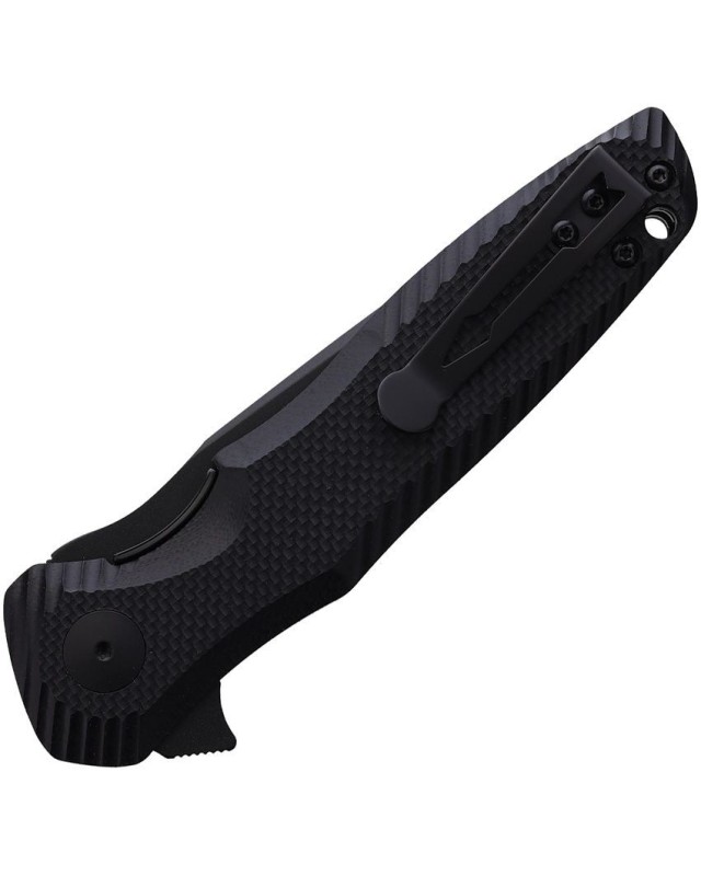 Poros Linerlock 154CM steel TiNi coated finish Black G10 handle Poros Linerlock 154CM steel TiNi coated finish Black G10 handle
