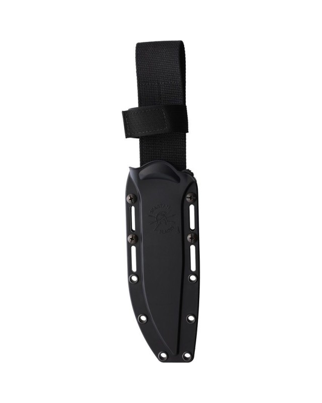 Harsey Fighter black powder coated 1095 Cro-Van carbon steel black kydex sheath Harsey Fighter black powder coated 1095 Cro-Van carbon steel black kydex sheath