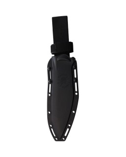 Harsey Kukri black powder coated 1095 Cro-Van carbon steel black kydex sheath