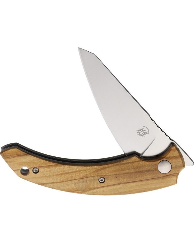 Fides Linerlock Becut steel satin finish olive wood handle Fides Linerlock Becut steel satin finish olive wood handle
