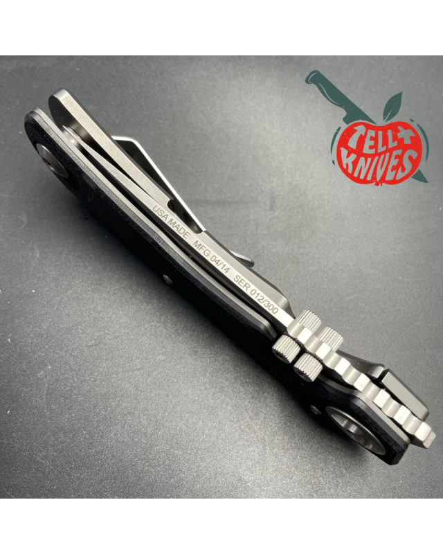 QSE2 Ricardo Tubbs S35VN steel black G10 handle 2014 300pces limited edition QSE2 Ricardo Tubbs S35VN steel black G10 handle 2014 300pces limited edition