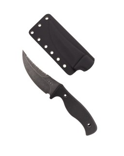 NUMERO DOUZE Undercover VG-10 steel blackwash finish black G10 handle black kydex