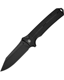 Neurohaptic Button Lock Nitro-V steel blackwash finish Black G10 handle