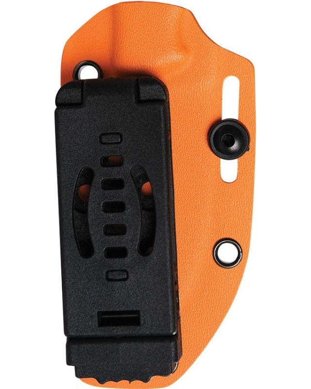 Mink fixed blade Nitro-V steel bead blast stonewash finish orange G10 handle Mink fixed blade Nitro-V steel bead blast stonewash finish orange G10 handle