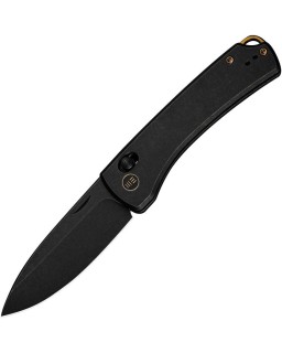 Nightblade Crossbar Lock CPM-20CV steel blackwash finish titanium handle DBK design