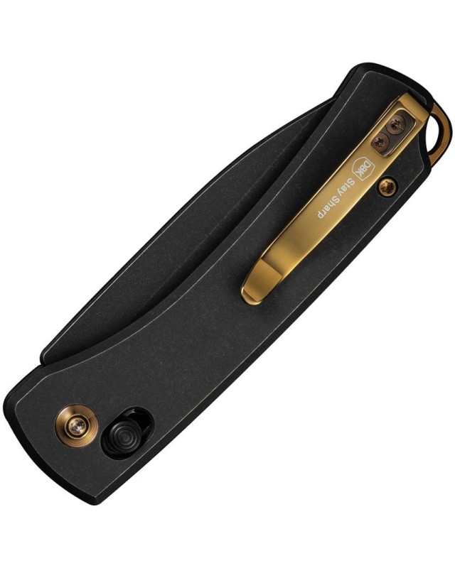 Nightblade Crossbar Lock CPM-20CV steel blackwash finish titanium handle DBK design Nightblade Crossbar Lock CPM-20CV steel blackwash finish titanium handle DBK design