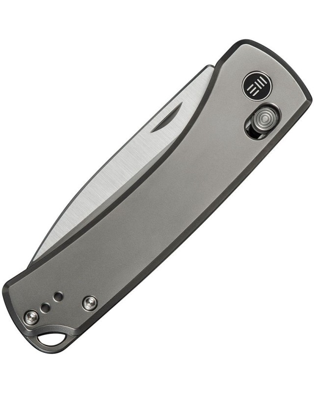 Nightblade Crossbar Lock CPM-20CV steel double satin finish gray titanium handle DBK design Nightblade Crossbar Lock CPM-20CV steel double satin finish gray titanium handle DBK design