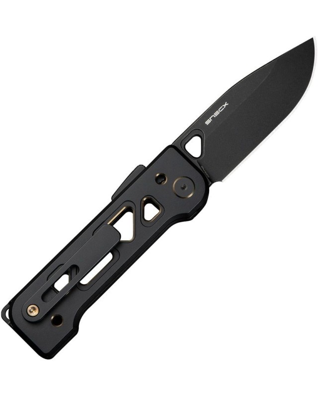Tyro Superlock Knife CPM-20CV steel blackwash finish Black Gold Titanium Handle Snecx Tan design Tyro Superlock Knife CPM-20CV steel blackwash finish Black Gold Titanium Handle Snecx Tan design