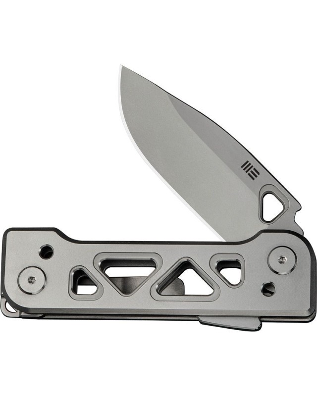 Tyro Superlock Knife CPM-20CV steel stonewash finish gray Titanium Handle Snecx Tan design Tyro Superlock Knife CPM-20CV steel stonewash finish gray Titanium Handle Snecx Tan design