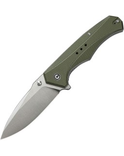 Photonix Nitro-V steel satin finish Green G10 Handle C23081B-2