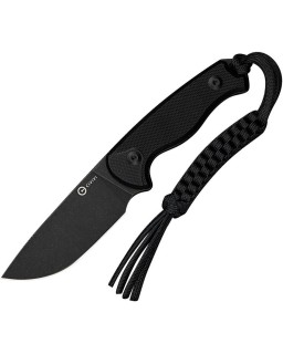 Timberbark Full Tang Fixed Blade 14C28N steel blackwash finish G10 handle kydex sheath