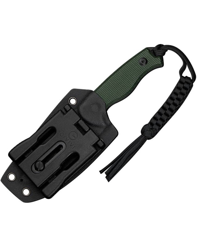 Timberbark Full Tang Fixed Blade 14C28N steel blackwash finish green micarta handle kydex sheath Timberbark Full Tang Fixed Blade 14C28N steel blackwash finish green micarta handle kydex sheath