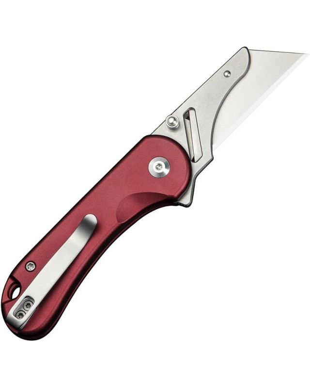 Elementum Utility Button Lock Burgundy Aluminium Elementum Utility Button Lock Burgundy Aluminium