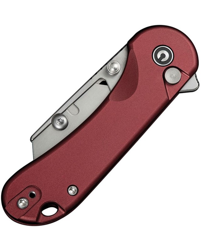 Elementum Utility Button Lock Burgundy Aluminium Elementum Utility Button Lock Burgundy Aluminium