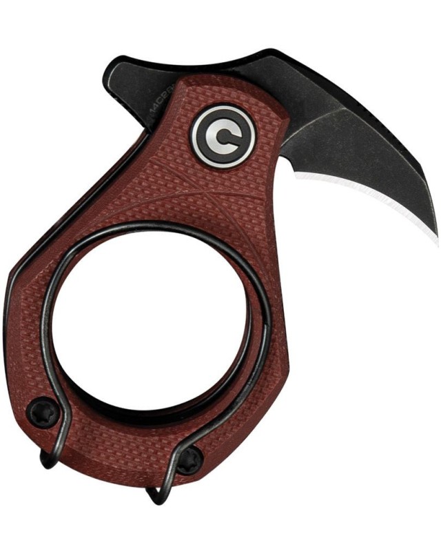 Pyrus Utility 14C28N steel Slip Joint Burgundy G10 Ostap Hel Design Pyrus Utility 14C28N steel Slip Joint Burgundy G10 Ostap Hel Design
