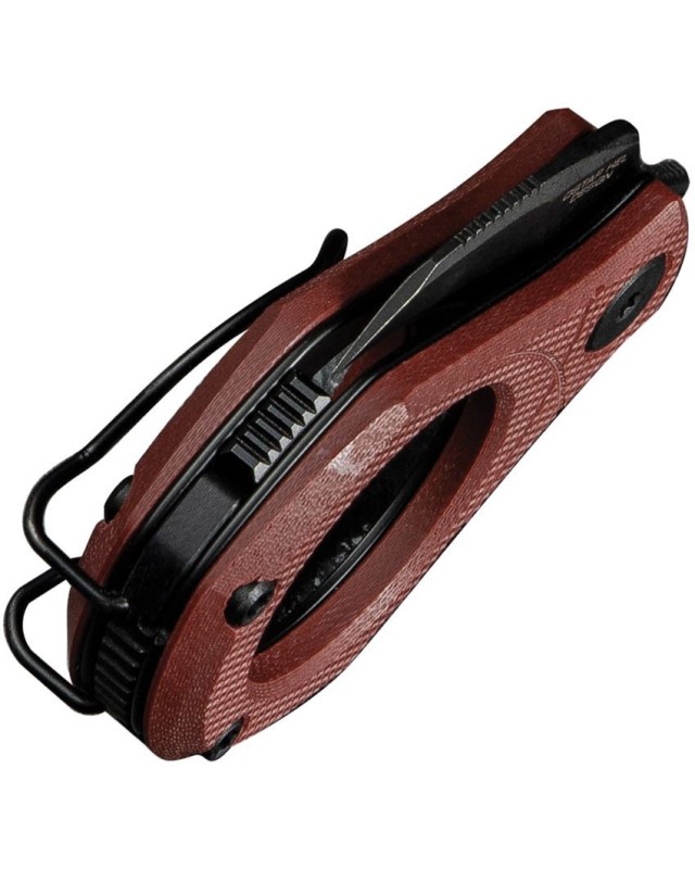 Pyrus Utility 14C28N steel Slip Joint Burgundy G10 Ostap Hel Design Pyrus Utility 14C28N steel Slip Joint Burgundy G10 Ostap Hel Design
