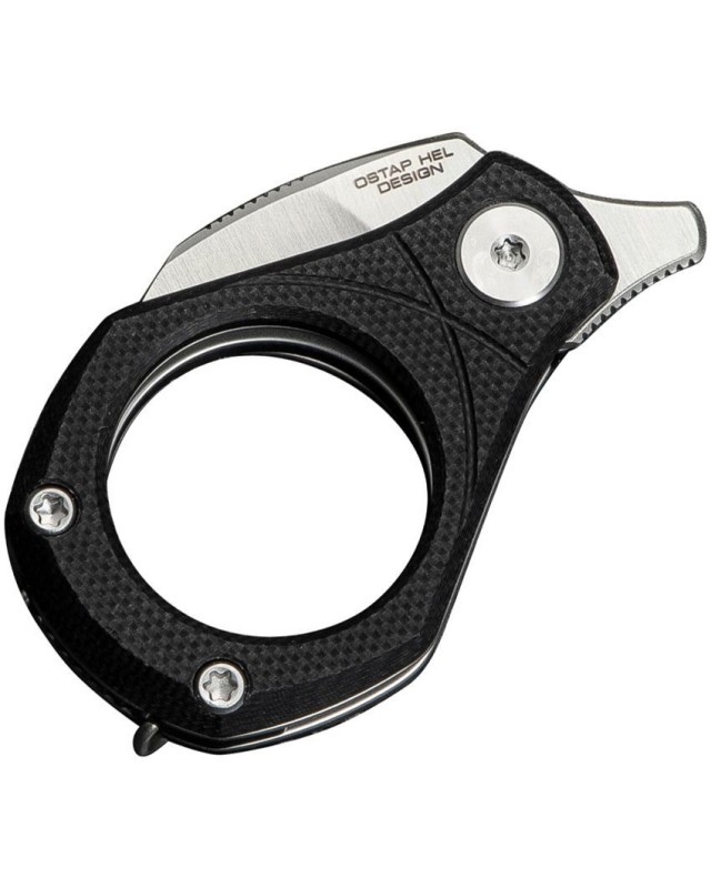 Pyrus Utility 14C28N steel Slip Joint Black G10 Ostap Hel Design Pyrus Utility 14C28N steel Slip Joint Black G10 Ostap Hel Design