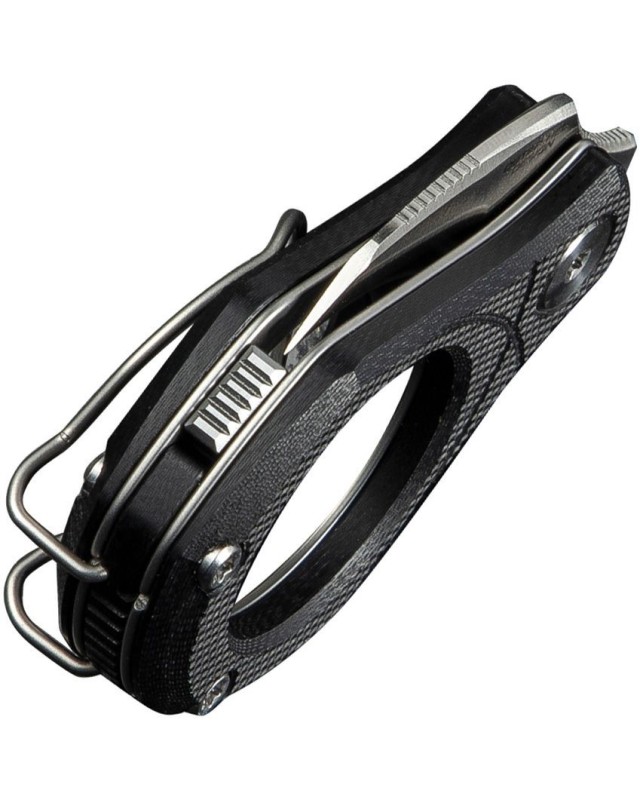 Pyrus Utility 14C28N steel Slip Joint Black G10 Ostap Hel Design Pyrus Utility 14C28N steel Slip Joint Black G10 Ostap Hel Design
