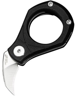 Pyrus Utility 14C28N steel Slip Joint Black G10 Ostap Hel Design